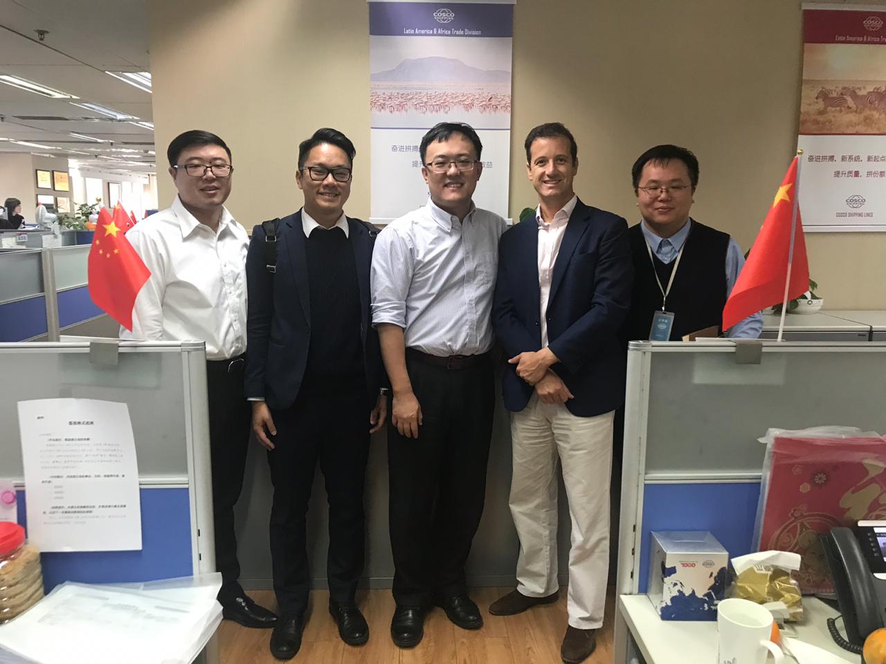 AGUNSA Consolidando relaciones con COSCO en Shanghai