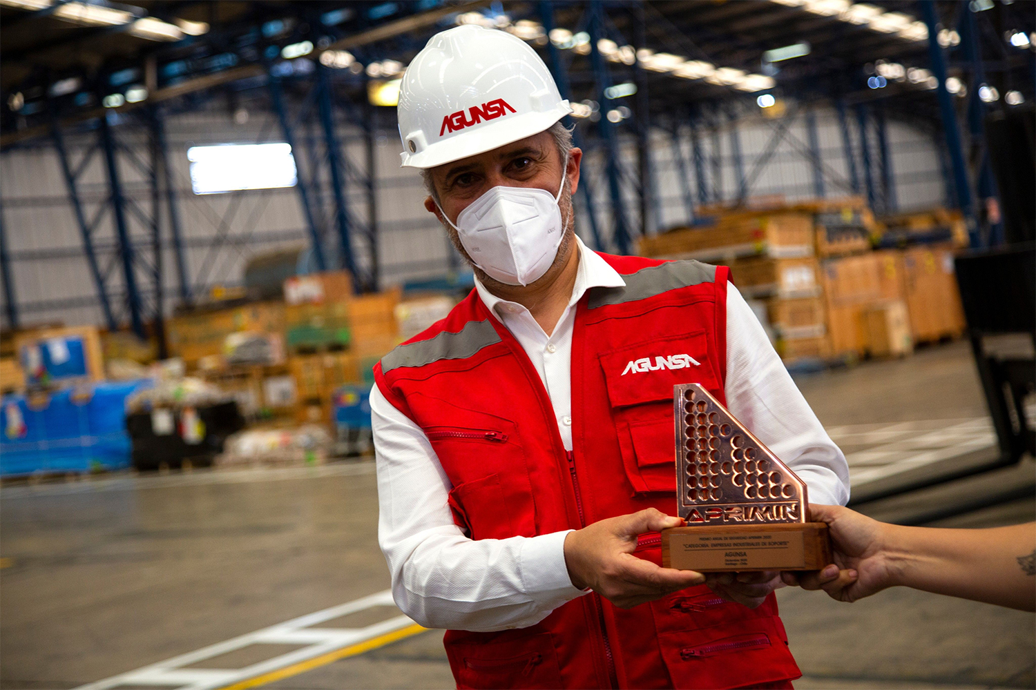 Premio anual en seguridad  APRIMIN 2020 como empresa de soporte a la minería