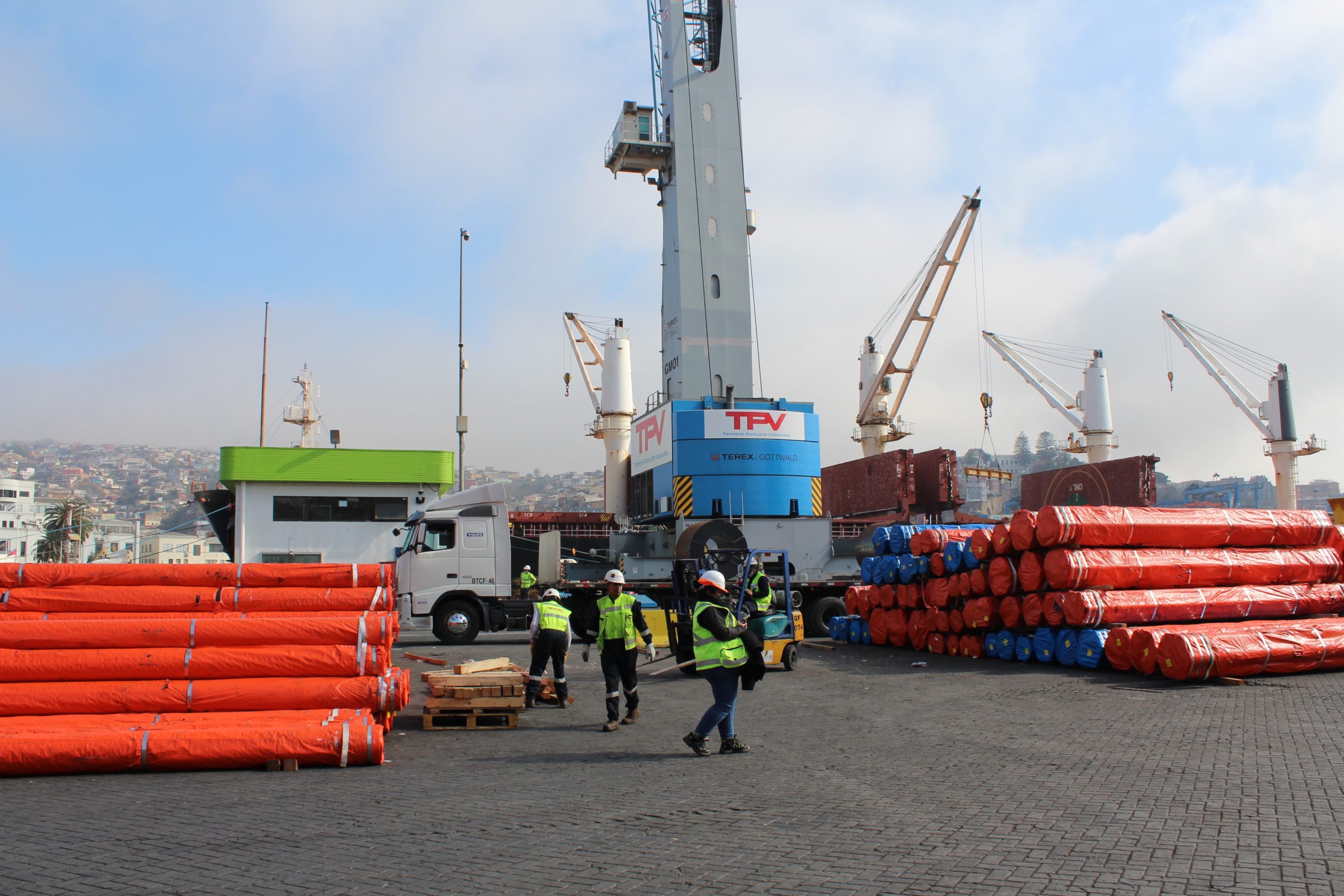 TPV- en el principal terminal de carga fraccionada de Chile.