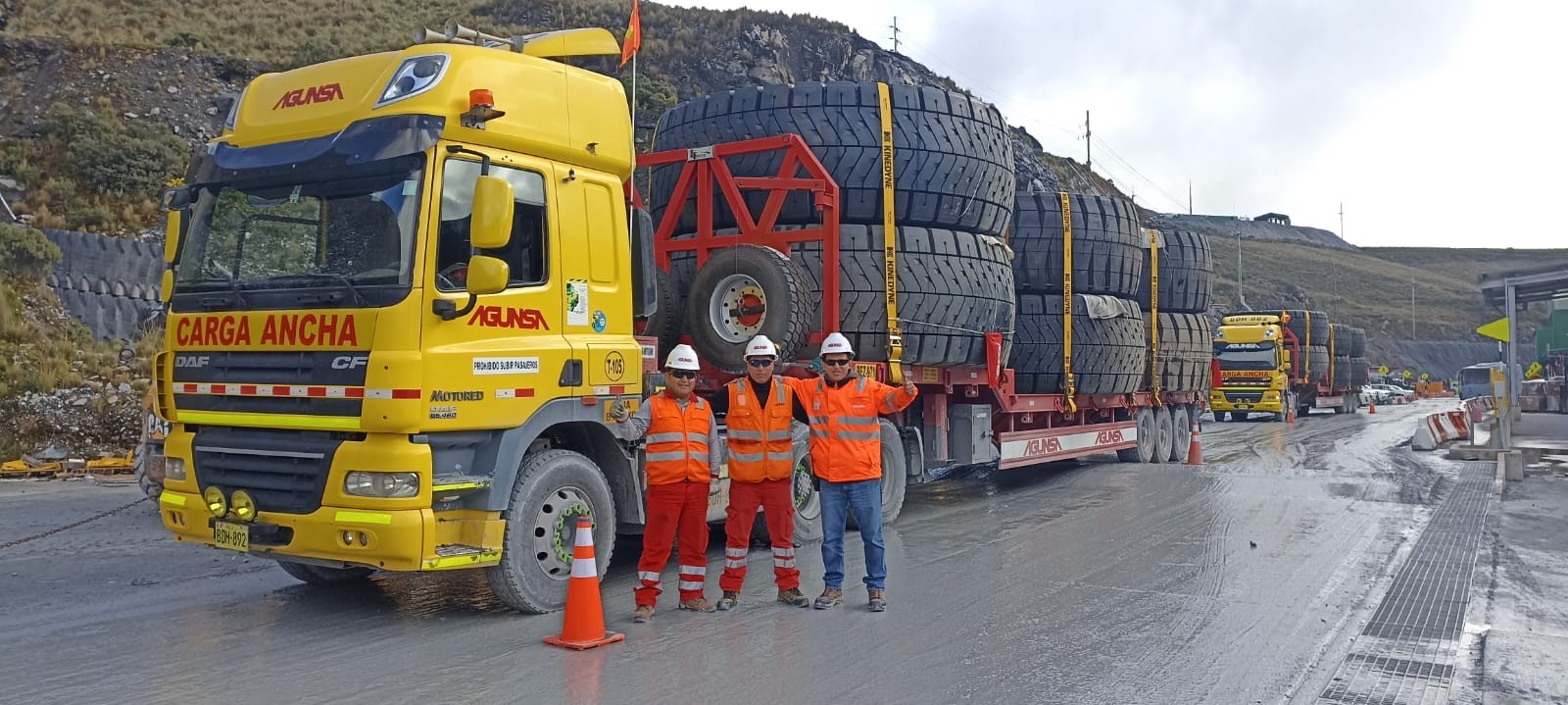 AGUNSA Perú inicia servicio de transporte para la Compañía Minera Antamina